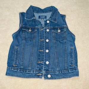 Short sleeve jean jacket